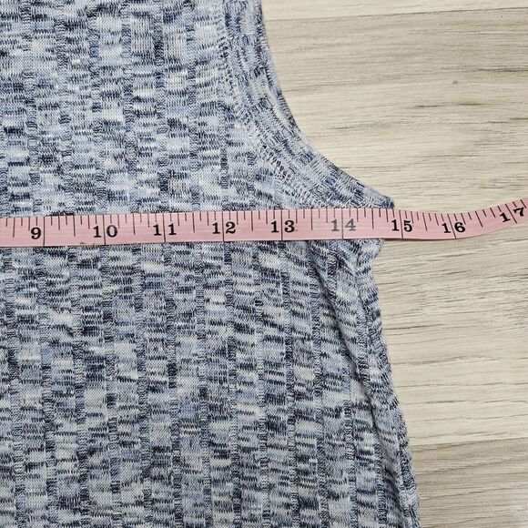 BANANA REPUBLIC Womens Blue Stretch Tank Shirt Size XS - Picture 4 of 6